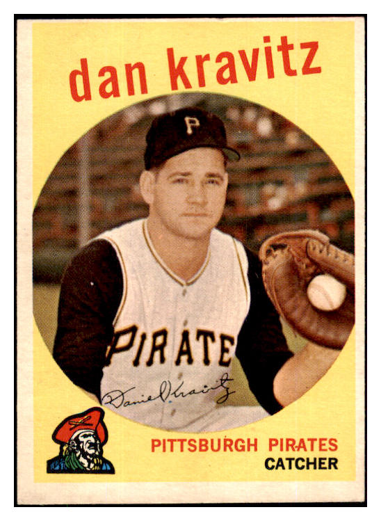 1959 Topps Baseball #536 Dan Kravitz Pirates VG-EX 453739