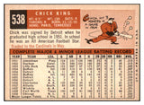 1959 Topps Baseball #538 Chick King Cubs EX-MT 453747