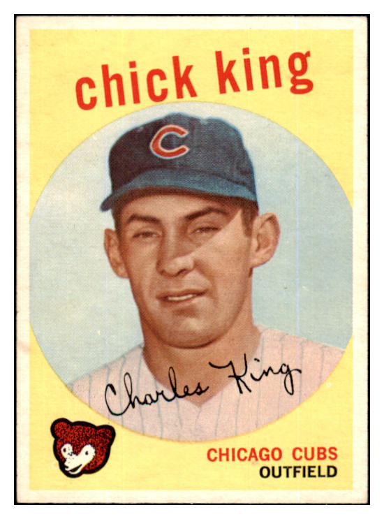 1959 Topps Baseball #538 Chick King Cubs EX+/EX-MT 453748