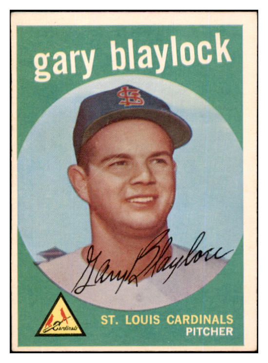 1959 Topps Baseball #539 Gary Blaylock Cardinals EX+/EX-MT 453754