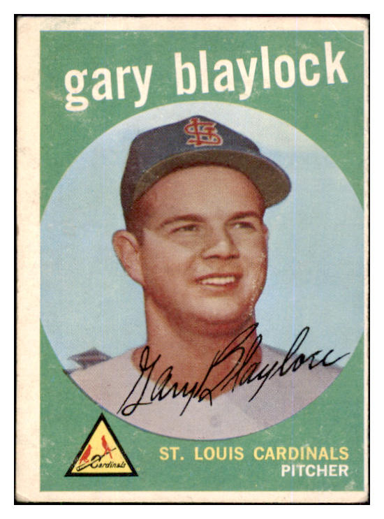 1959 Topps Baseball #539 Gary Blaylock Cardinals VG 453757