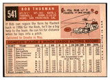 1959 Topps Baseball #541 Bob Thurman Reds EX-MT 453765