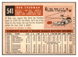 1959 Topps Baseball #541 Bob Thurman Reds EX-MT 453766