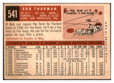 1959 Topps Baseball #541 Bob Thurman Reds VG-EX 453770