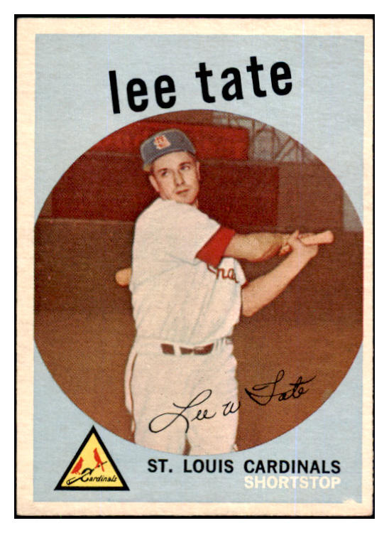 1959 Topps Baseball #544 Lee Tate Cardinals EX-MT 453774