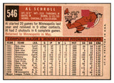 1959 Topps Baseball #546 Al Schroll Phillies NR-MT 453785