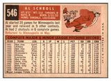 1959 Topps Baseball #546 Al Schroll Phillies VG-EX 453790