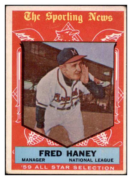 1959 Topps Baseball #551 Fred Haney A.S. Braves VG 453812