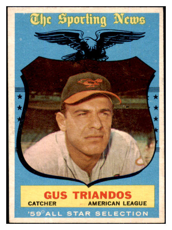 1959 Topps Baseball #568 Gus Triandos A.S. Orioles EX+/EX-MT 453832