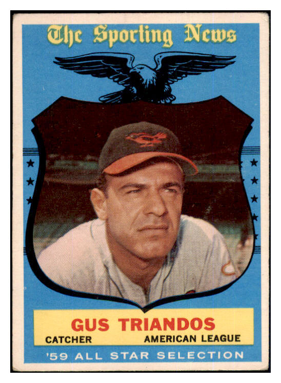 1959 Topps Baseball #568 Gus Triandos A.S. Orioles VG-EX 453834
