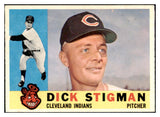 1960 Topps Baseball #507 Dick Stigman Indians EX-MT 453835
