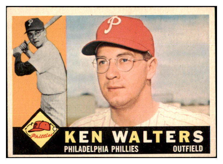 1960 Topps Baseball #511 Ken Walters Phillies EX-MT 453851