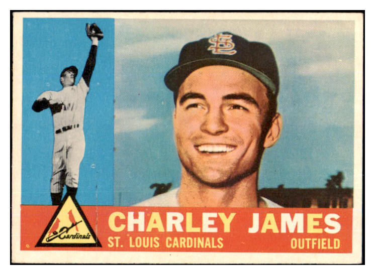 1960 Topps Baseball #517 Charley James Cardinals EX-MT 453881