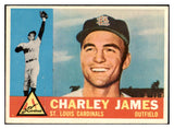 1960 Topps Baseball #517 Charley James Cardinals EX-MT 453881