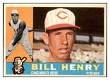 1960 Topps Baseball #524 Bill Henry Reds NR-MT 453923