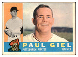 1960 Topps Baseball #526 Paul Giel Pirates VG-EX 453938