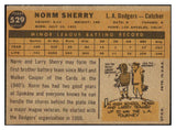 1960 Topps Baseball #529 Norm Sherry Dodgers EX-MT 453954