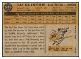 1960 Topps Baseball #533 Lou Clinton Red Sox VG 453981