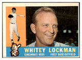 1960 Topps Baseball #535 Whitey Lockman Reds EX 453990