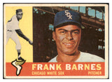 1960 Topps Baseball #538 Frank Barnes White Sox VG 454005