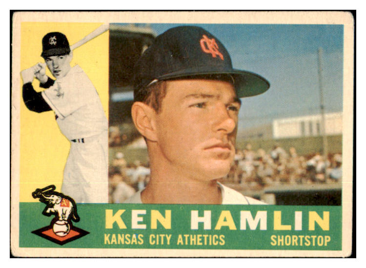 1960 Topps Baseball #542 Ken Hamlin A's VG 454031