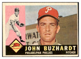 1960 Topps Baseball #549 John Buzhardt Phillies VG-EX 454071