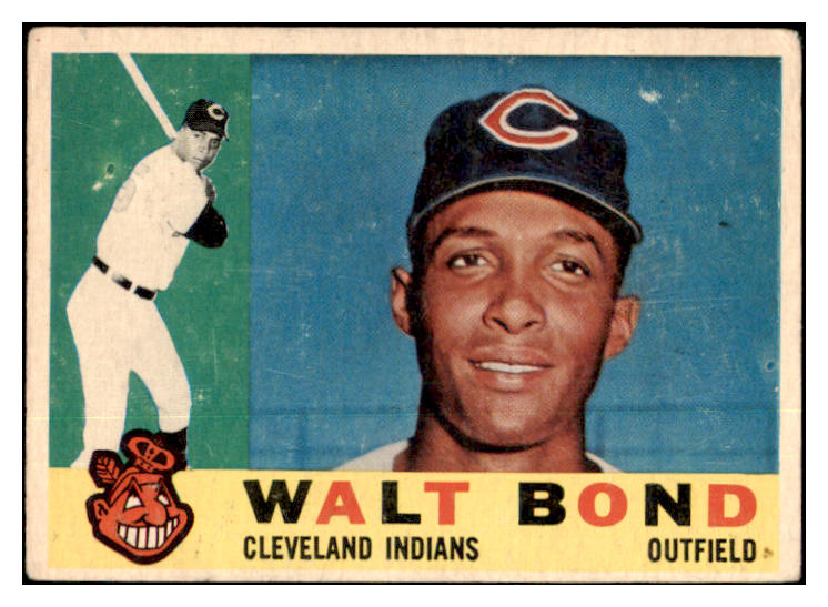 1960 Topps Baseball #552 Walt Bond Indians VG 454088