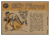 1960 Topps Baseball #571 Billy Pierce A.S. White Sox NR-MT 454131