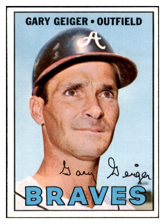 1967 Topps Baseball #566 Gary Geiger Braves NR-MT 454290