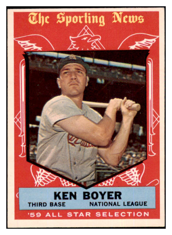 1959 Topps Baseball #557 Ken Boyer A.S. Cardinals EX-MT 454436