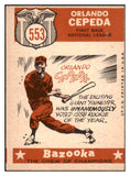 1959 Topps Baseball #553 Orlando Cepeda A.S. Giants EX 454442