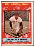 1959 Topps Baseball #553 Orlando Cepeda A.S. Giants EX 454443