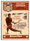 1959 Topps Baseball #553 Orlando Cepeda A.S. Giants EX 454443