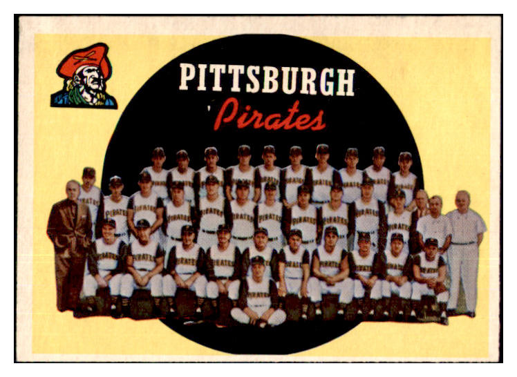 1959 Topps Baseball #528 Pittsburgh Pirates Team EX-MT 454464