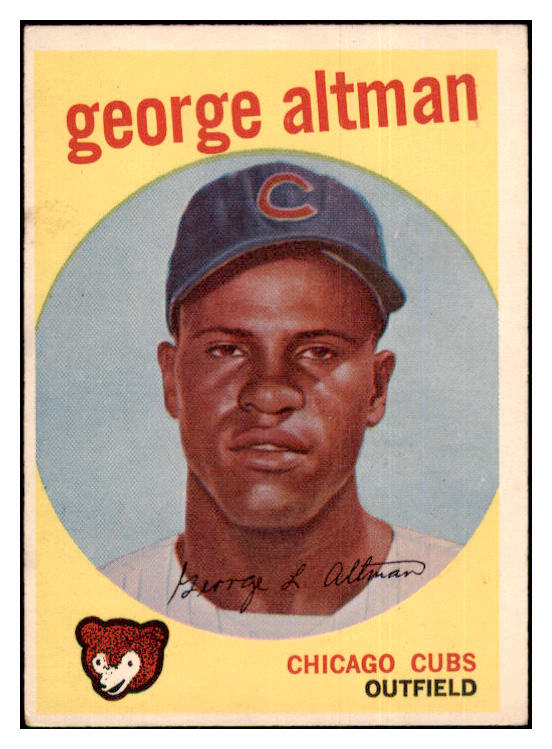 1959 Topps Baseball #512 George Altman Cubs VG-EX 454496