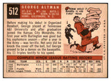 1959 Topps Baseball #512 George Altman Cubs VG-EX 454496
