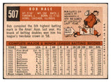 1959 Topps Baseball #507 Bob Hale Orioles VG 454528