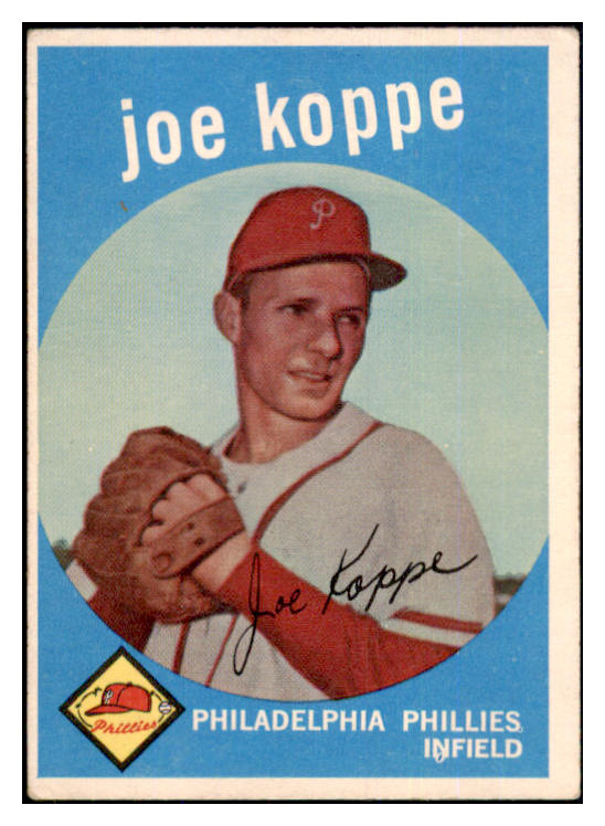 1959 Topps Baseball #517 Joe Koppe Phillies VG 454529