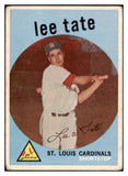 1959 Topps Baseball #544 Lee Tate Cardinals GD-VG 454537