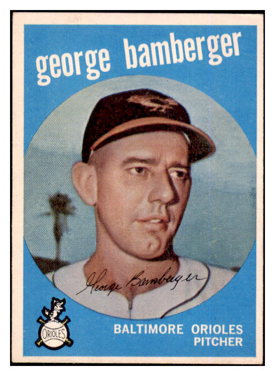 1959 Topps Baseball #529 George Bamberger Orioles EX-MT 454543