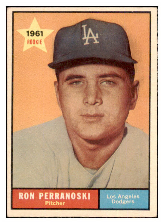 1961 Topps Baseball #525 Ron Perranoski Dodgers EX-MT 454569