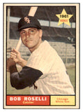 1961 Topps Baseball #529 Bob Roselli White Sox NR-MT 454589