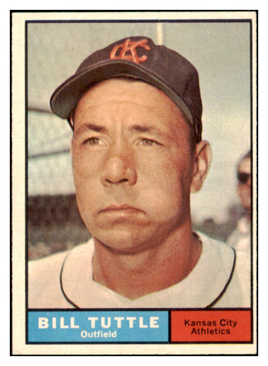 1961 Topps Baseball #536 Bill Tuttle A's EX-MT 454616
