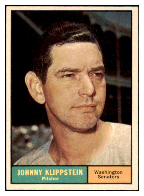 1961 Topps Baseball #539 Johnny Klippstein Senators NR-MT 454632
