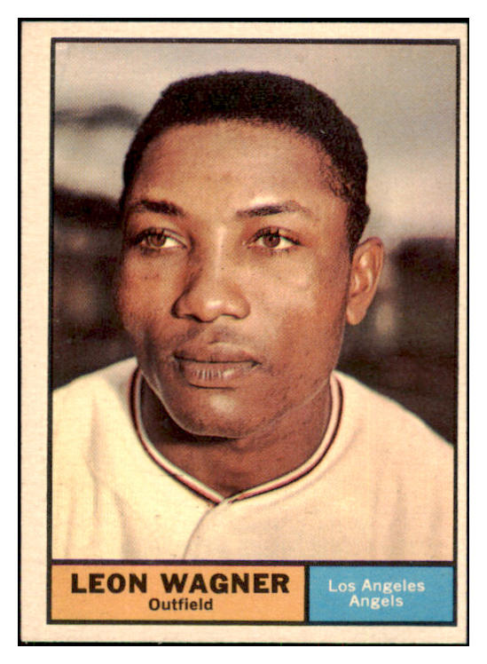 1961 Topps Baseball #547 Leon Wagner Angels EX-MT 454663