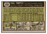 1961 Topps Baseball #549 Hal Smith Cardinals EX-MT 454673