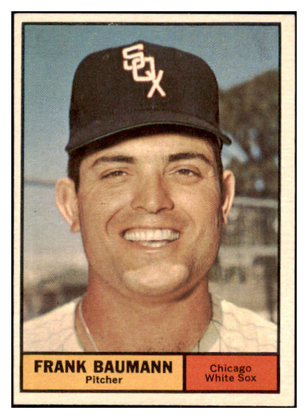 1961 Topps Baseball #550 Frank Baumann White Sox NR-MT 454679
