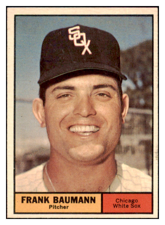 1961 Topps Baseball #550 Frank Baumann White Sox NR-MT 454680