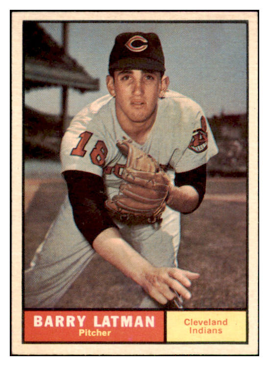1961 Topps Baseball #560 Barry Latman Indians EX-MT 454715