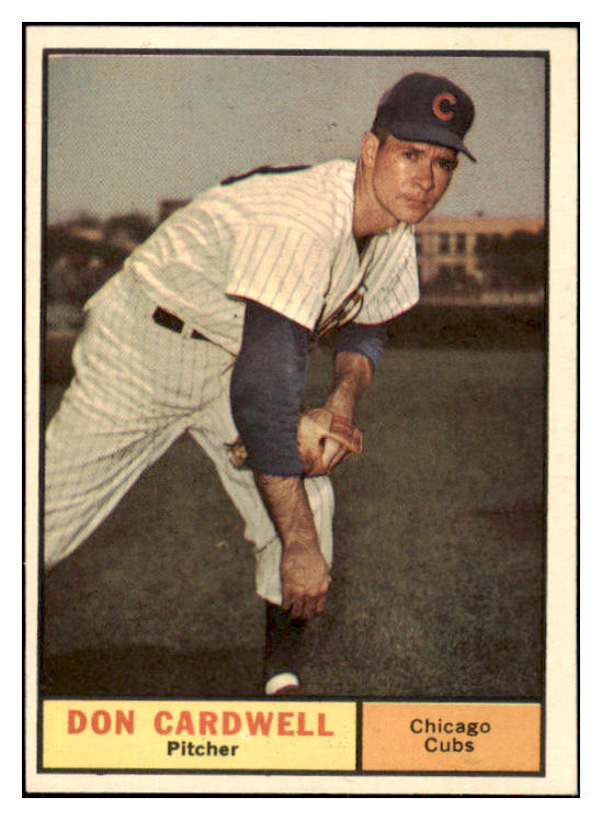 1961 Topps Baseball #564 Don Cardwell Cubs NR-MT 454735